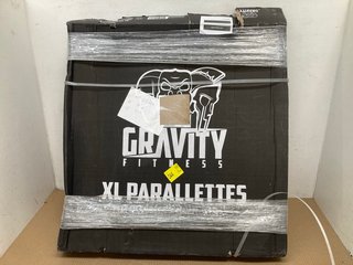 GRAVITY FITNESS XL PARALLETTES ADJUSTABLE DIP BARS: LOCATION - B11