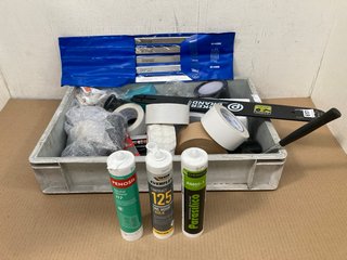 QTY OF ASSORTED HARDWARE ITEMS TO INCLUDE PARKER BRAND CO REPLACEMENT CHAINSAW BLADE - (PLEASE NOTE: 18+YEARS ONLY. ID MAY BE REQUIRED): LOCATION - B10