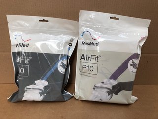 RESMED AIRFIT P10 NASAL PILLOWS MASK SIZE S/M/L TO INCLUDE RESMED AIR P10 NASAL PILLOWS MASK SIZE XS/S/M - COMBINED RRP £204: LOCATION - B9