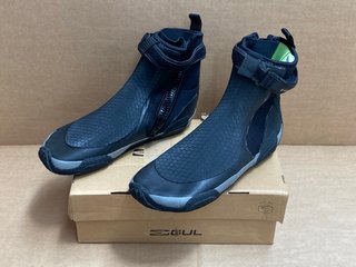 GUL 5MM CZ WINDWARD WETSUIT BOOTS IN BLACK UK SIZE 12: LOCATION - B7