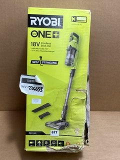 RYOBI 18V CORDLESS STICK VACUUM CLEANER: LOCATION - B7