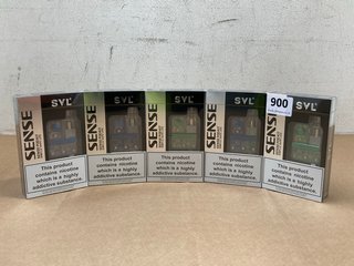 5 X SENSE SVL POD KITS IN GREEN/BLUE - (PLEASE NOTE: 18+YEARS ONLY. ID MAY BE REQUIRED): LOCATION - D0