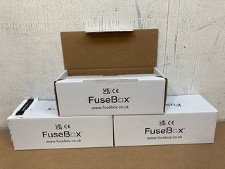 3 X FUSEBOX ADRB DIN RAIL BLANK 1 MODULES: LOCATION - C1