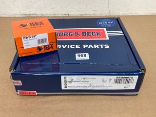 KEY PARTS KWB997 WHEEL BEARING KIT FOR FORD TO ALSO INCLUDE BORG & BECK BBD6067S BRAKE DISCS FOR FORD: LOCATION - C2