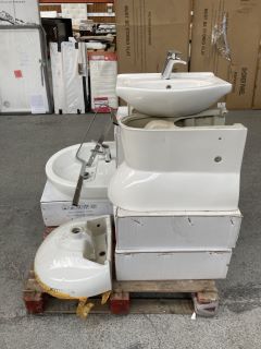 (COLLECTION ONLY) PALLET OF ASSORTED CERAMICS & OTHER ITEMS: LOCATION - C4