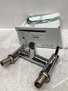 VITRA DECK MOUNTED BATH FILLER IN CHROME - RRP £275: LOCATION - R2