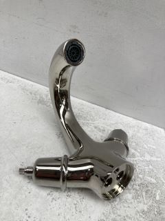 BURLINGTON MONO BASIN MIXER TAP IN NICKEL (NO HEADS): LOCATION - R2