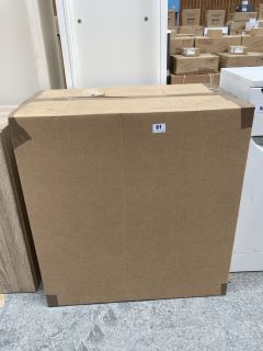 600 X 340MM W/C UNIT IN OAK - RRP £210: LOCATION - C3