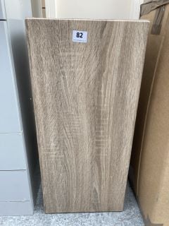 (COLLECTION ONLY) FLOOR STANDING 1 DOOR BASE UNIT IN OAK 660 X 300 X 340MM - RRP £215: LOCATION - C3