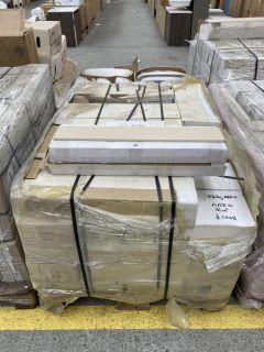 (COLLECTION ONLY) PALLET OF RAK PORCELAIN 600 X 100MM WALL TILES IN GEMS BEIGE MATT APPROX 36M2 IN TOTAL 870KG - RRP £2448 (HEAVY ITEM, ADEQUATE VEHICLE & MANPOWER REQUIRED): LOCATION - D2