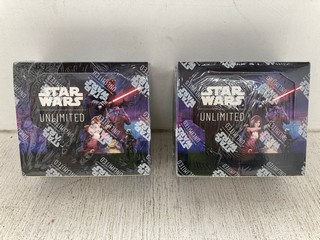 2 X 24 PACKS OF STAR WARS UNLIMITED SHADOWS OF THE GALAXY BOOSTER PACKS - COMBINED RRP £184.00: LOCATION - WH3