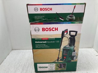 BOSCH UNIVERSAL AQUATAK 135 HIGH-PRESSURE WASHER - RRP £150: LOCATION - F4