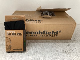 QTY OF BEECHFIELD MICROFIBRE BALACLAVAS IN BLACK: LOCATION - WH3