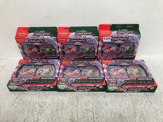 6 X POKEMON BATTLE DECK TCG GARDEVOIR X LEAGUE GAME CARD PACKS RRP £150: LOCATION - E 1