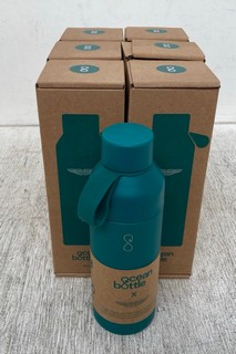 6 X OCEAN BOTTLE 500ML WATER BOTTLE - COMBINER RRP £210: LOCATION - E 3