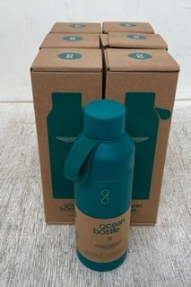 6 X OCEAN BOTTLE 500ML WATER BOTTLE - COMBINER RRP £210: LOCATION - E 3