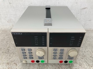 TENMA DIGITAL CONTROL TWIN DC POWER SUPPLY - RRP £150: LOCATION - E6