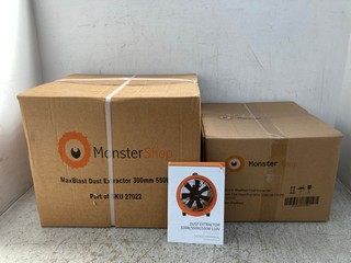 MONSTER SHOP MAX BLAST DUST EXTRACTOR 300MM DUCT FAN - RRP £230: LOCATION - E6