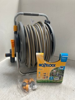 HOZELOCK 50M HOSE AND REEL: LOCATION - WH8