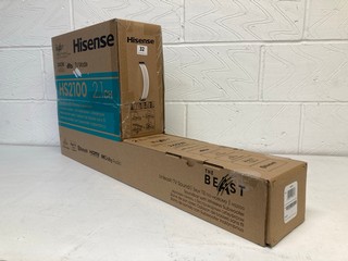 HISENSE 2.1CH 240W SOUNDBAR(SEALED) - MODEL HS2100 - RRP £149: LOCATION - BOOTH