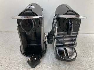 2 X NESPRESSO COFFEE MACHINES - MODELS: D61 AND C61: LOCATION - H 8