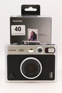 FUJIFILM INSTAX MINI EVO HYBRID INSTANT CAMERA IN BLACK - RRP £175: LOCATION - BOOTH