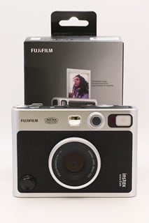 FUJIFILM INSTAX MINI EVO HYBRID INSTANT CAMERA IN BLACK - RRP £175: LOCATION - BOOTH