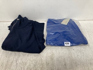 SWEATY BETTY AFTER CLASS ZIP UP - UK SIZE: XL TO INCLUDE SWEATY BETTY THERMA BOOST RUNNING HALF ZIP - UK SIZE: XL: LOCATION - H 6