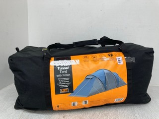 6 PERSON TUNNEL TENT WITH PORCH: LOCATION - H 4