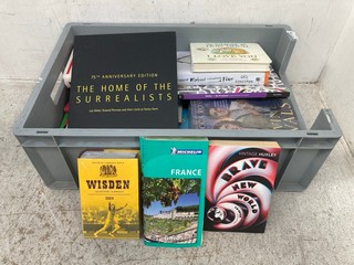 QTY OF ASSORTED BOOKS TO INCLUDE 75TH ANNIVERSARY EDITION 'THE HOME OF THE SURREALIST' BY ANTONY PENROSE: LOCATION - H 2