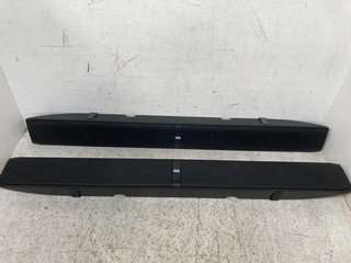 2 X CRESTRON SOUNDBAR - MODEL NO. SAROS SB-200-P-B - COMBINED RRP £894: LOCATION - H 1