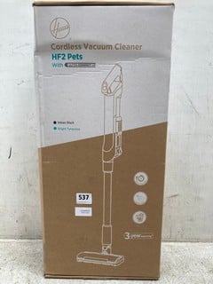 HOOVER HF2 CORDLESS VACUUM CLEANER - RRP £219: LOCATION - G 1