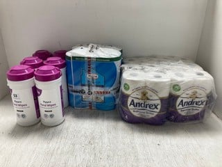 QTY OF ASSORTED ITEMS TO INCLUDE 6 X TUBS OF PDI HYGEA HAND WIPES: LOCATION - WH1