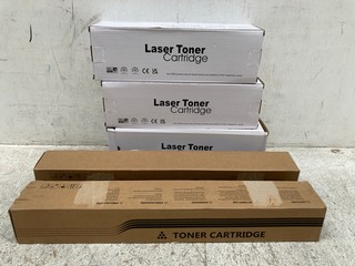 5 X LASER TONER CARTRIDGES TO INCLUDE CYAN H2031XC WITH CHIP: LOCATION - G 1