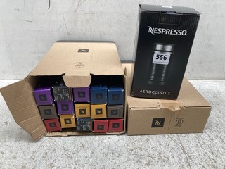 QTY OF NESPRESSO COFFEE ITEMS TO INCLUDE ARPEGGIO - BBE: 31/07/2025 TO INCLUDE NESPRESSO AEROCCINO 3 MILK FROTHER IN BLACK: LOCATION - G 2