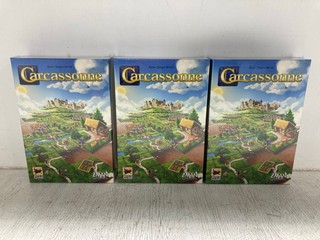 3 X Z-MAN CARCASSONNE BOARD GAMES: LOCATION - WH1