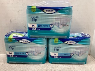 3 X PACK OF PROSKIN SLIP ADULT NAPPIES - SIZE: MEDIUM: LOCATION - G 2