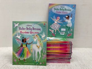 QTY OF USBORNE STICKER DOLLY DRESSING BOOKS TO INCLUDE BALLET FAIRIES ILLUSTRATED BY ANTONIA MILLER: LOCATION - G 5