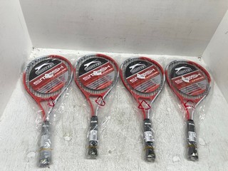 4 X SLAZENGER SMASH JUNIOR 25 TENNIS RACKETS: LOCATION - G6