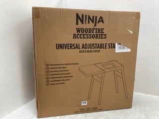 NINJA WOODFIRE ACCESSORIES UNIVERSAL ADJUSTABLE STAND 66CM X86CM X 107CM - RRP £100: LOCATION - G6