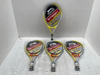 4 X SLAZENGER SMASH JUNIOR 21 TENNIS RACKETS: LOCATION - G7