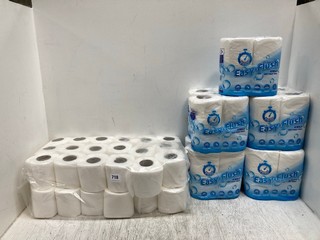 QTY OF ASSORTED TOILET TISSUES TO INCLUDE EASY FLUSH SOFT TOILET TISSUES: LOCATION - G 11