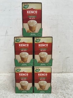 5 X BOXES OF KENCO PLANT-BASED OAT LATTE - BBE: 17/12/2025: LOCATION - G 13