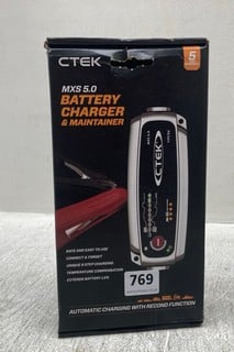 CTEK MXS 5.0 BATTERY CHARGER & MAINTAINER: LOCATION - G 14