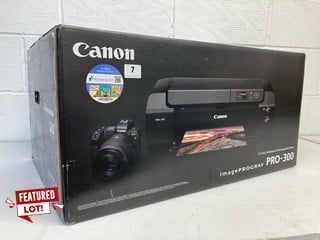 CANON PRO-300 IMAGE PRO-GRAF 13"/A3+ PROFESSIONAL PHOTOGRAPHIC PRINTER(SEALED) - £699: LOCATION - BOOTH