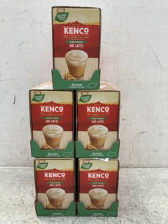 5 X BOXES OF KENCO PLANT BASED OAT LATTE - BBE: 17/12/2025: LOCATION - F 15