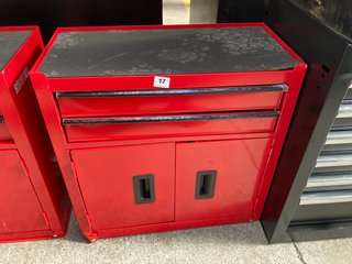 8 DRAWER TOOL CENTRE IN RED RRP - £140: LOCATION - B1