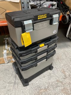 STANLEY FATMAX LARGE PORTABLE TOOL STORAGE CHEST - RRP £135: LOCATION - AR3