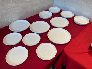 (COLLECTION ONLY) MADE DWRLEA003WHT-UK LEAH 12 PIECE DINNER SET: LOCATION - AR6