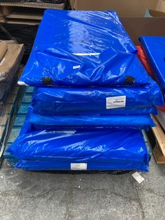 PALLET OF ASSORTED COT MATTRESS': LOCATION - A6 (KERBSIDE PALLET DELIVERY)